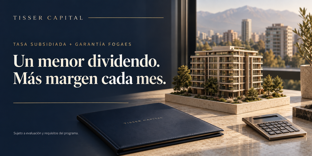 oportunidad tasa subsidiada inversion 1 Inversión inmobiliaria en Chile: cuando los beneficios se combinan, los números cambian